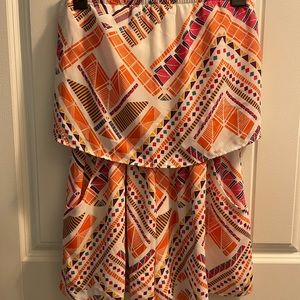 Vestique Tribal Strapless Romper